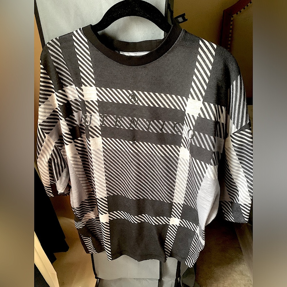 ASOS DESIGN Oversize Plaid Tee